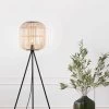 Eglo Rattan Bordesley Floor Lamp -Eglo C31449s