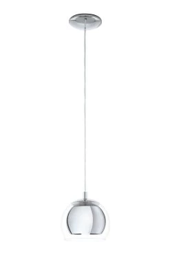 Eglo Chrome Rocamar 1 Light Ceiling Light Pendant 8 Eglo Chrome Rocamar 1 Light Ceiling Light Pendant -Eglo C32174s3