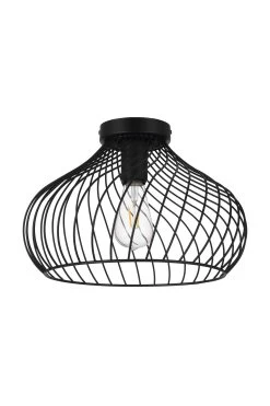 Eglo Staverton 1 Light Spiral Caged Ceiling Light 7 Eglo Staverton 1 Light Spiral Caged Ceiling Light -Eglo C38886s3