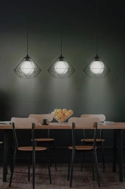 Eglo Vernham 3 Light Ceiling Light Pendant -Eglo C39917s2