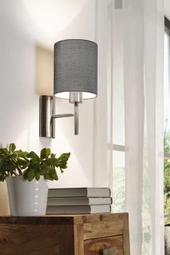 Eglo Pasteri Fabric Wall Light