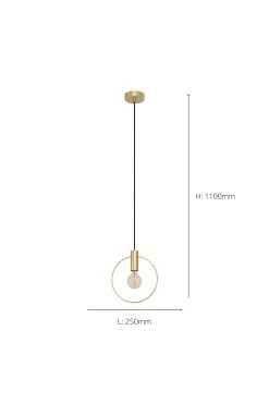 Eglo Manizales 1 Light Art-Deco Single Ceiling Light Pendant -Eglo C96900s3