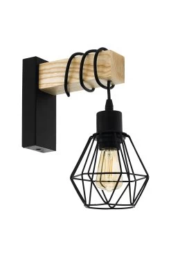 Eglo Townshend 5 Caged Wall Light -Eglo CL3591s3