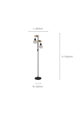 Eglo Townshend 5 Caged Floor Lamp -Eglo CQ1839s5