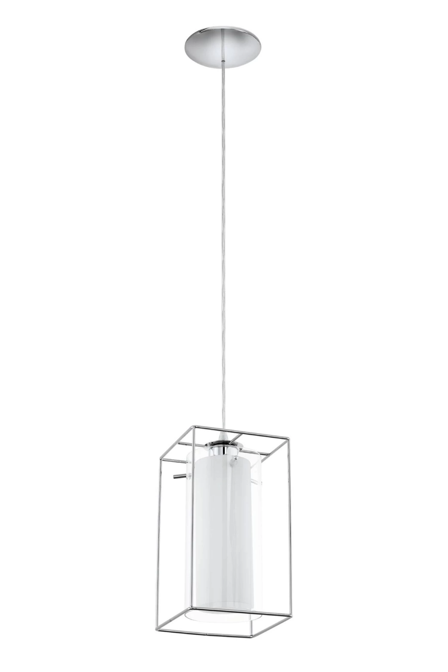 Eglo Loncino 1 Caged Glass Ceiling Light Pendant 4 Eglo Loncino 1 Caged Glass Ceiling Light Pendant - Image 2