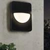 Eglo Salvanesco Black Exterior Wall Light -Eglo D19938s