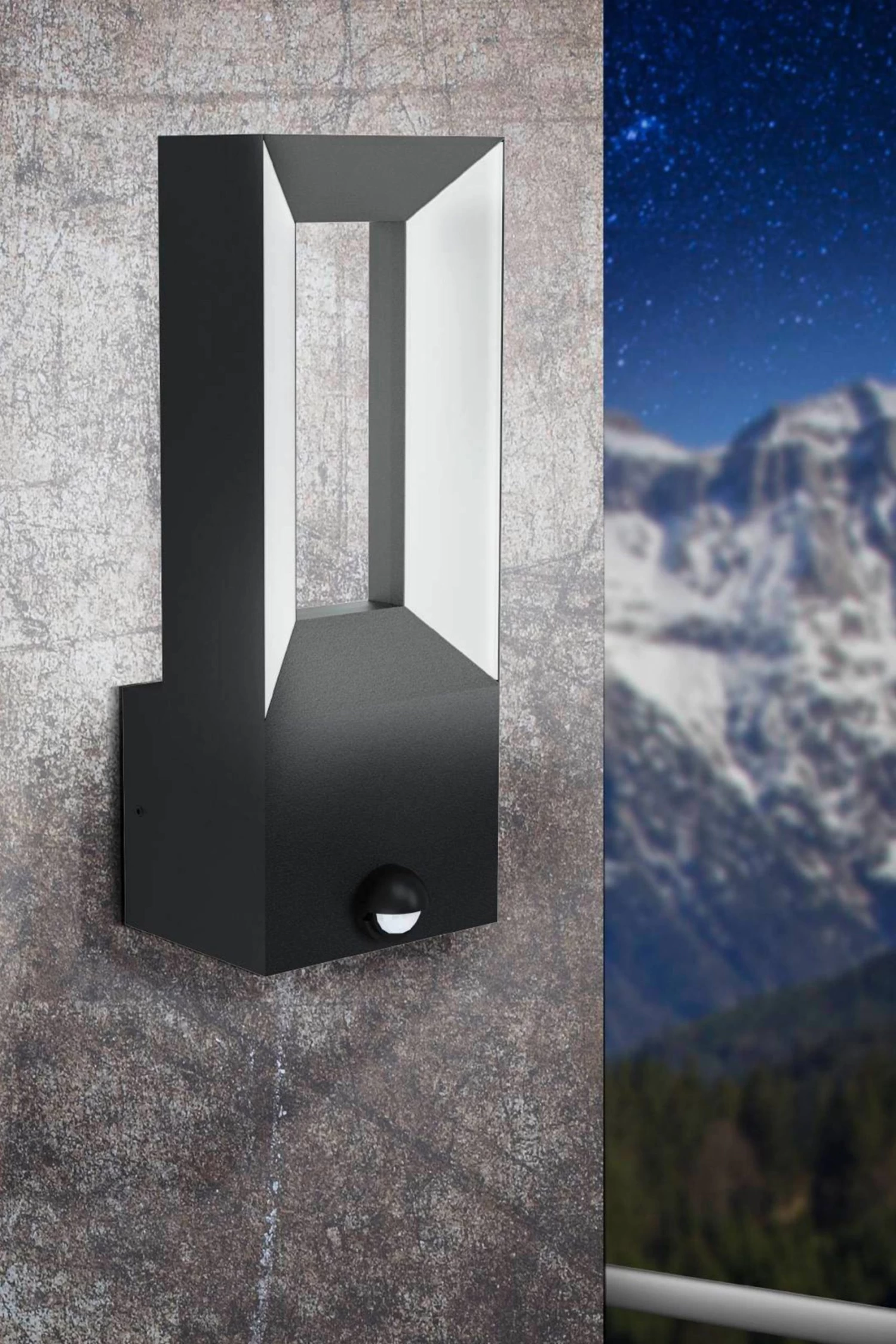 Eglo Riforano Black Exterior Wall Light With Sensor 3 Eglo Riforano Black Exterior Wall Light With Sensor