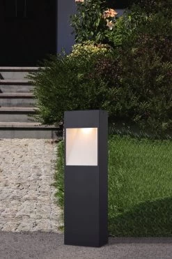Eglo Manfria LED Pedestal Exterior Light
