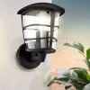 Eglo Aloria Upwards Black Exterior Wall Light 2 Eglo Aloria Upwards Black Exterior Wall Light -Eglo D19948s