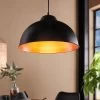 Eglo Truro 2 Black Domed Pendant -Eglo D19953s