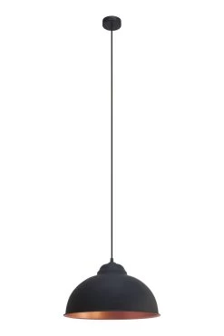 Eglo Truro 2 Black Domed Pendant 6 Eglo Truro 2 Black Domed Pendant -Eglo D19953s2
