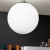 Eglo Rondo Opal And Nickel Matte Ceiling Light 1 Eglo Rondo Opal And Nickel Matte Ceiling Light -Eglo D19957s