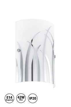 Eglo Rivato Wall Light In Chrome Decoration -Eglo D19959s4