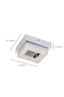 Eglo Fradelo LED Crystal Ceiling Light -Eglo D19970s3