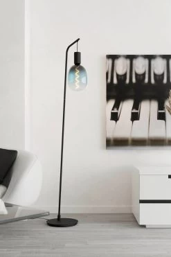 Eglo Cranley Steel Floor Lamp