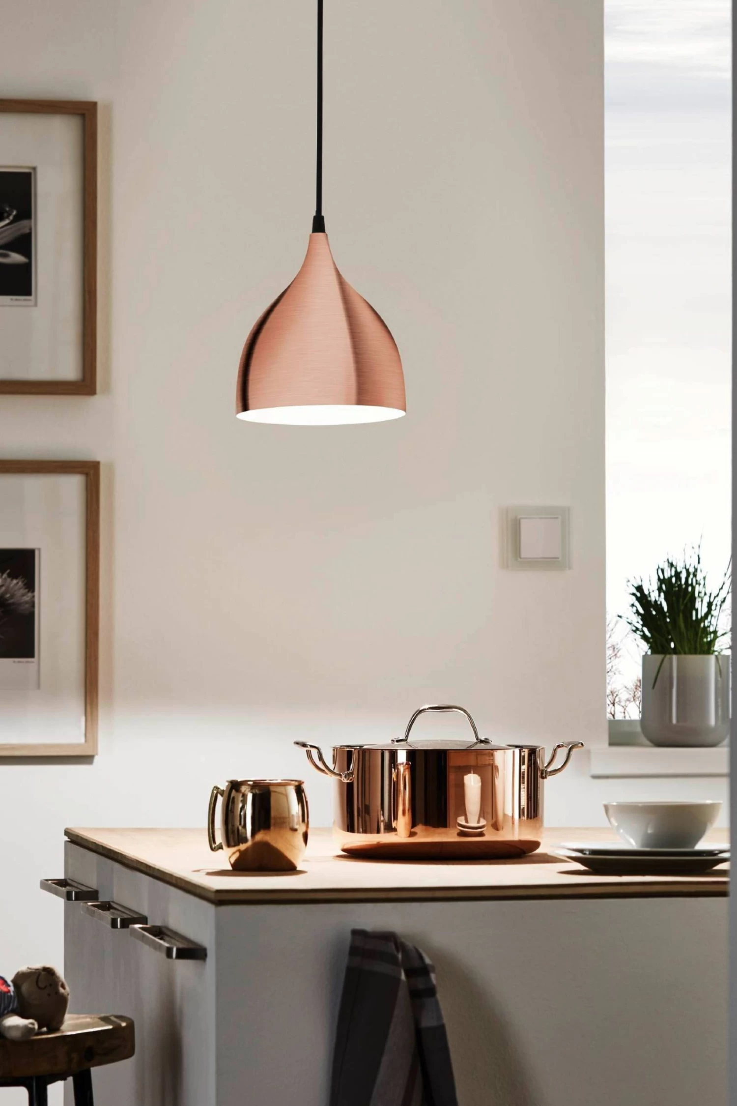 Eglo Coretto D170cm Coloured Single Pendant 3 Eglo Coretto D170cm Coloured Single Pendant