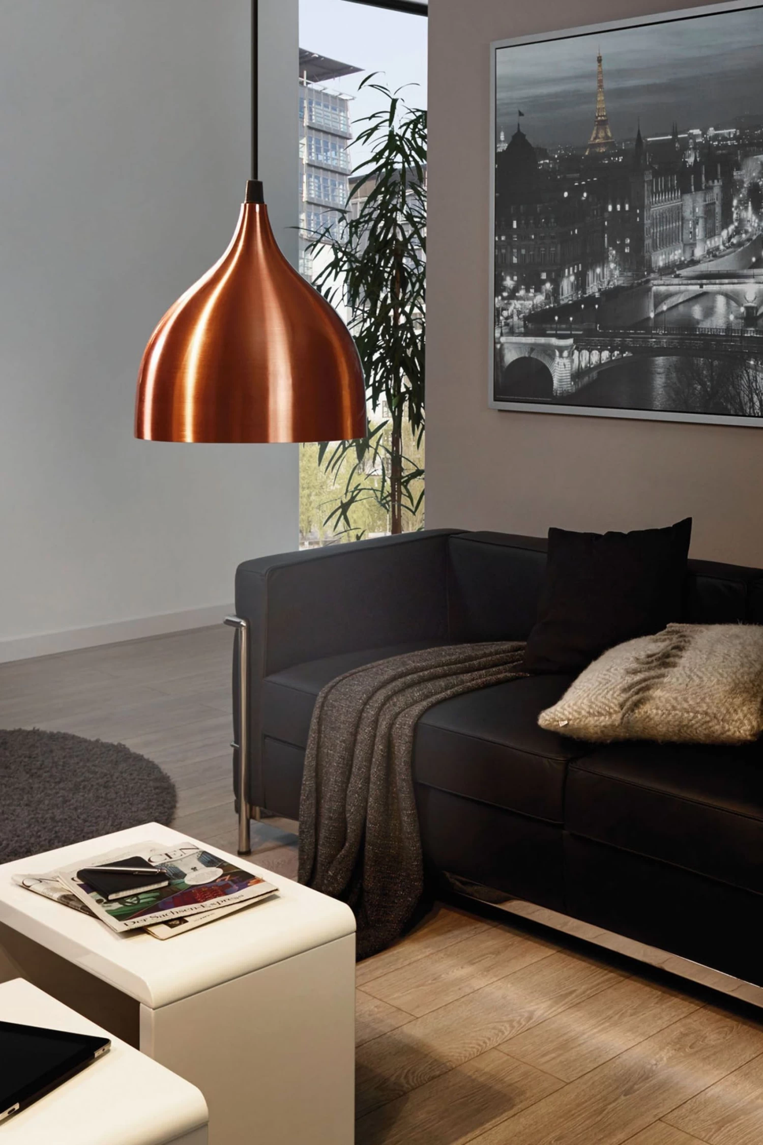 Eglo Coretto D170cm Coloured Single Pendant 4 Eglo Coretto D170cm Coloured Single Pendant - Image 2