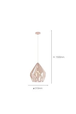 Eglo Carlton Ceiling Light Pendant -Eglo D19974s4
