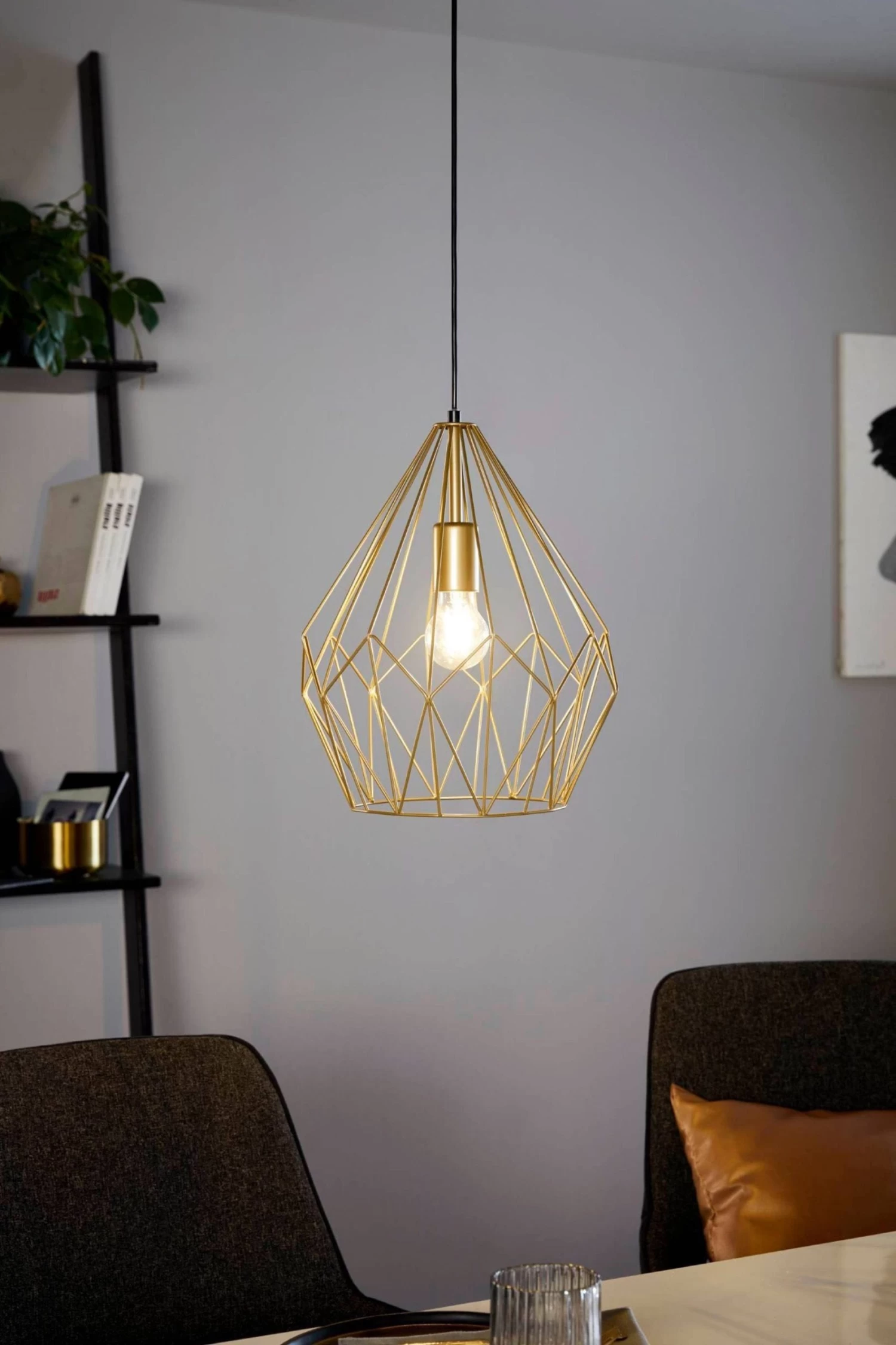Eglo Carlton Wired Ceiling Light Pendant 3 Eglo Carlton Wired Ceiling Light Pendant