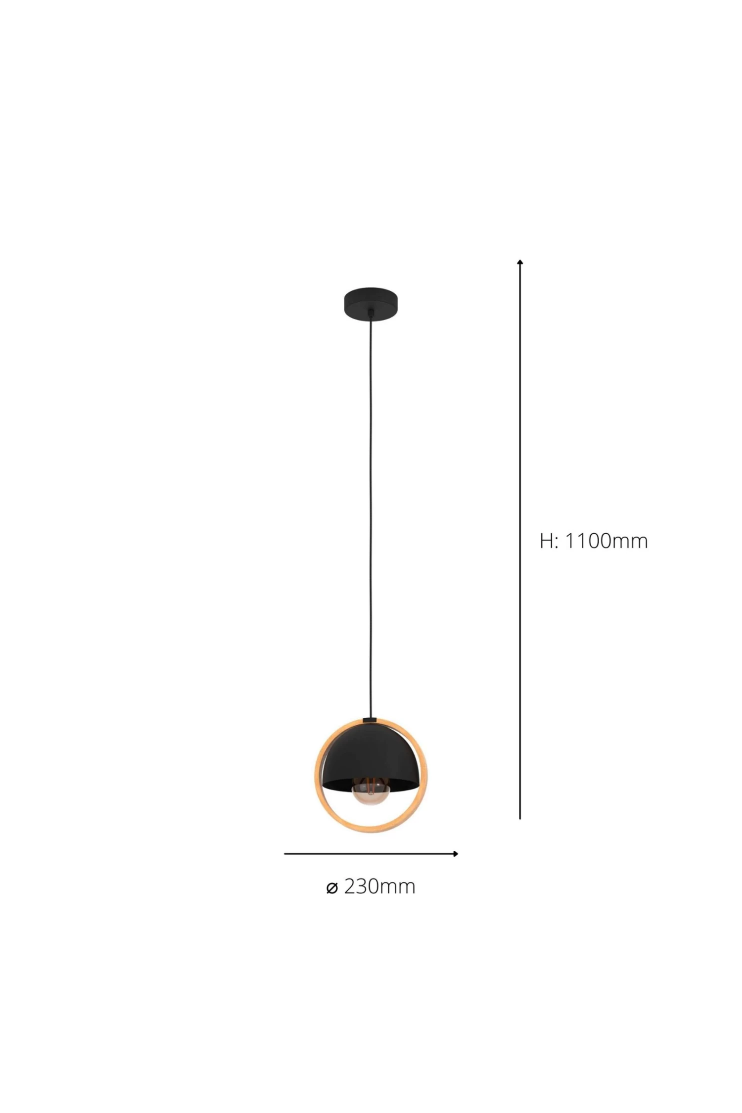 Eglo Callow 1 Light Ceiling Light Pendant 5 Eglo Callow 1 Light Ceiling Light Pendant - Image 3