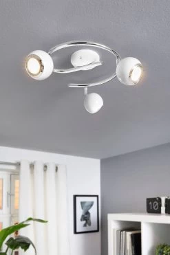 Eglo Bimeda LED And Chrome Ceiling Light