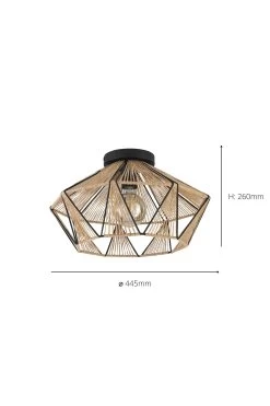Eglo Adwickle Ceiling Light -Eglo D19982s3