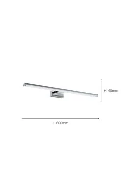 Eglo Pandella 1 LED Silver 600 Bathroom Light -Eglo D19983s3