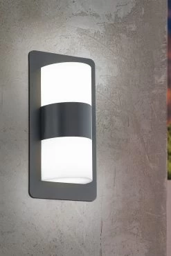 Eglo Cistierna 2Light Anthracite Exterior Wall Light