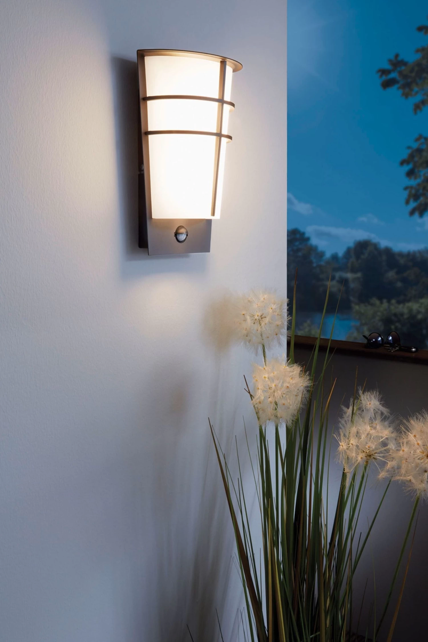 Eglo Breganzo LED 2 Light Exterior Wall Light With Sensor 3 Eglo Breganzo LED 2 Light Exterior Wall Light With Sensor