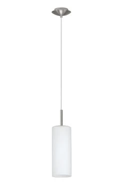 Eglo Troy 3 Nickel And Matt Single Ceiling Light Pendant 8 Eglo Troy 3 Nickel And Matt Single Ceiling Light Pendant -Eglo D19995s3