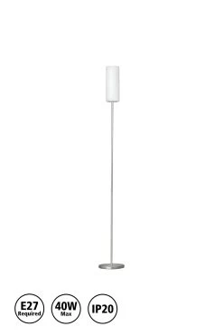 Eglo Troy 3 Nickel And Matte Floor Lamp -Eglo D19996s5