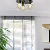 Eglo Tarbes 2 Geo 3 Light Ceiling Light 2 Eglo Tarbes 2 Geo 3 Light Ceiling Light -Eglo D19997s