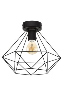 Eglo Tarbes 1 Light Geo Ceiling Light -Eglo D20000s2