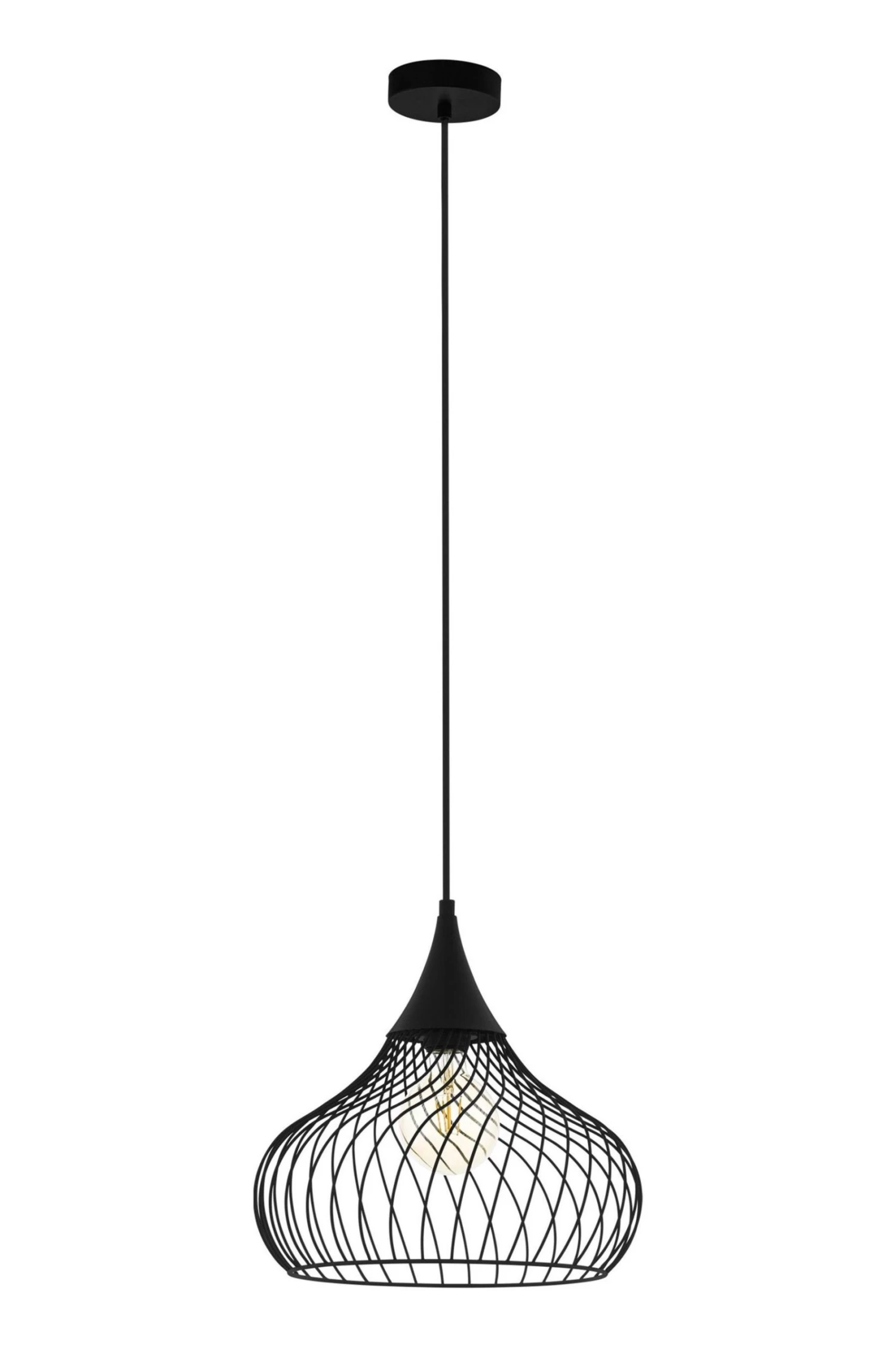 Eglo Staverton Wired Teardrop Shaped Single Ceiling Light Pendant 5 Eglo Staverton Wired Teardrop Shaped Single Ceiling Light Pendant - Image 3
