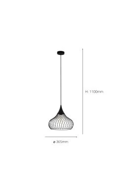 Eglo Staverton Wired Teardrop Shaped Single Ceiling Light Pendant 9 Eglo Staverton Wired Teardrop Shaped Single Ceiling Light Pendant -Eglo D20002s4