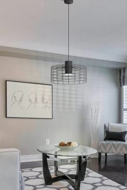 Eglo Milligan D480cm Wire Mesh Ceiling Light Pendant