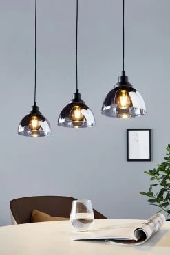 Eglo Beleser Transparent 3 Light Ceiling Light Pendant