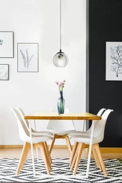 Eglo Ariscani Smoked Glass Single Pendant