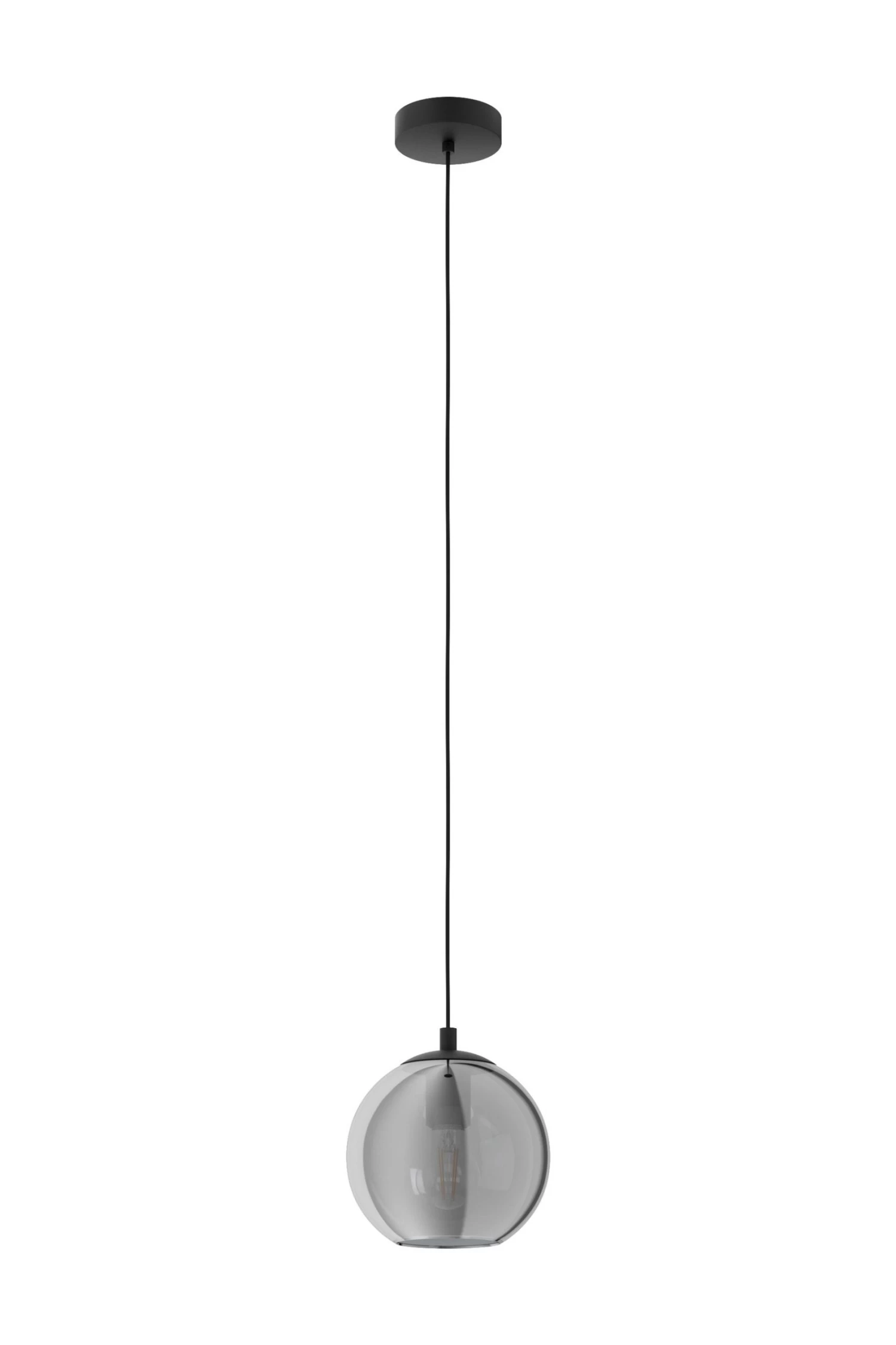 Eglo Ariscani Smoked Glass Single Pendant 3 Eglo Ariscani Smoked Glass Single Pendant - Image 2