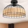 Eglo Anwick Rattan Ceiling Light