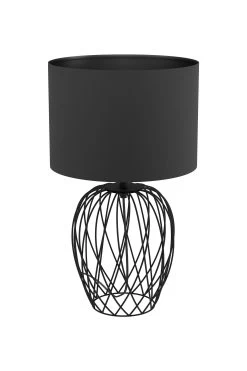 Eglo Nimlet Table Lamp Wire Base With Black Fabric Shade 7 Eglo Nimlet Table Lamp Wire Base With Black Fabric Shade -Eglo D22977s2