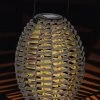 Eglo Solar Outdoor Wicker Style LED Table Lamp -Eglo M78474s