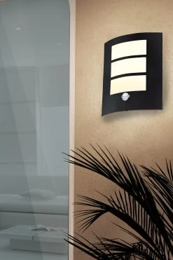 Eglo City Outdoor Wall Light With Sensor