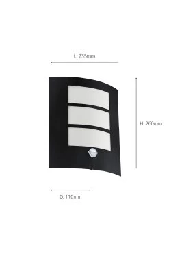 Eglo City Outdoor Wall Light With Sensor -Eglo MA5006s3