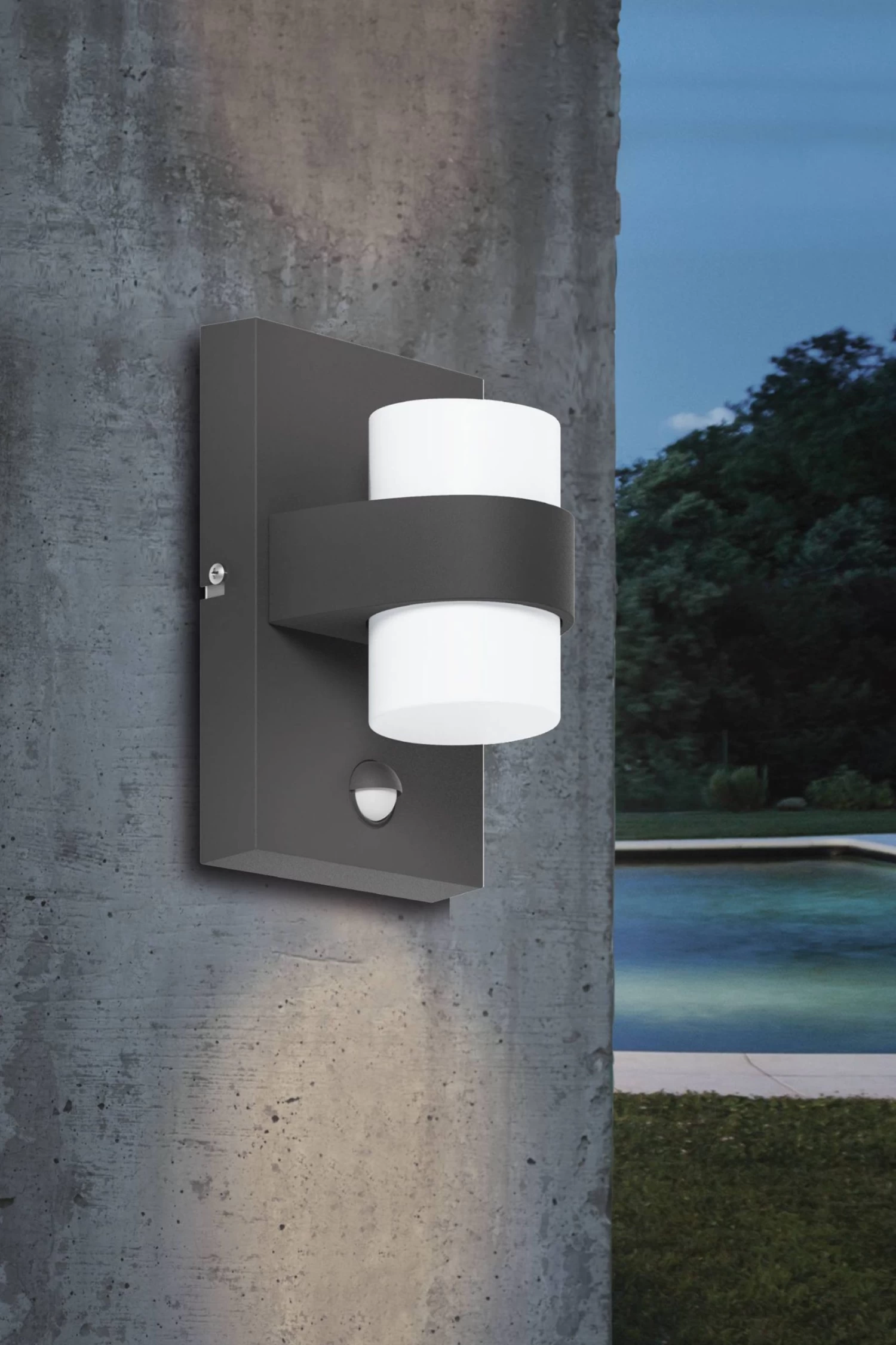 Eglo Atollari Modern Outdoor Wall Light With Sensor 4 Eglo Atollari Modern Outdoor Wall Light With Sensor - Image 2