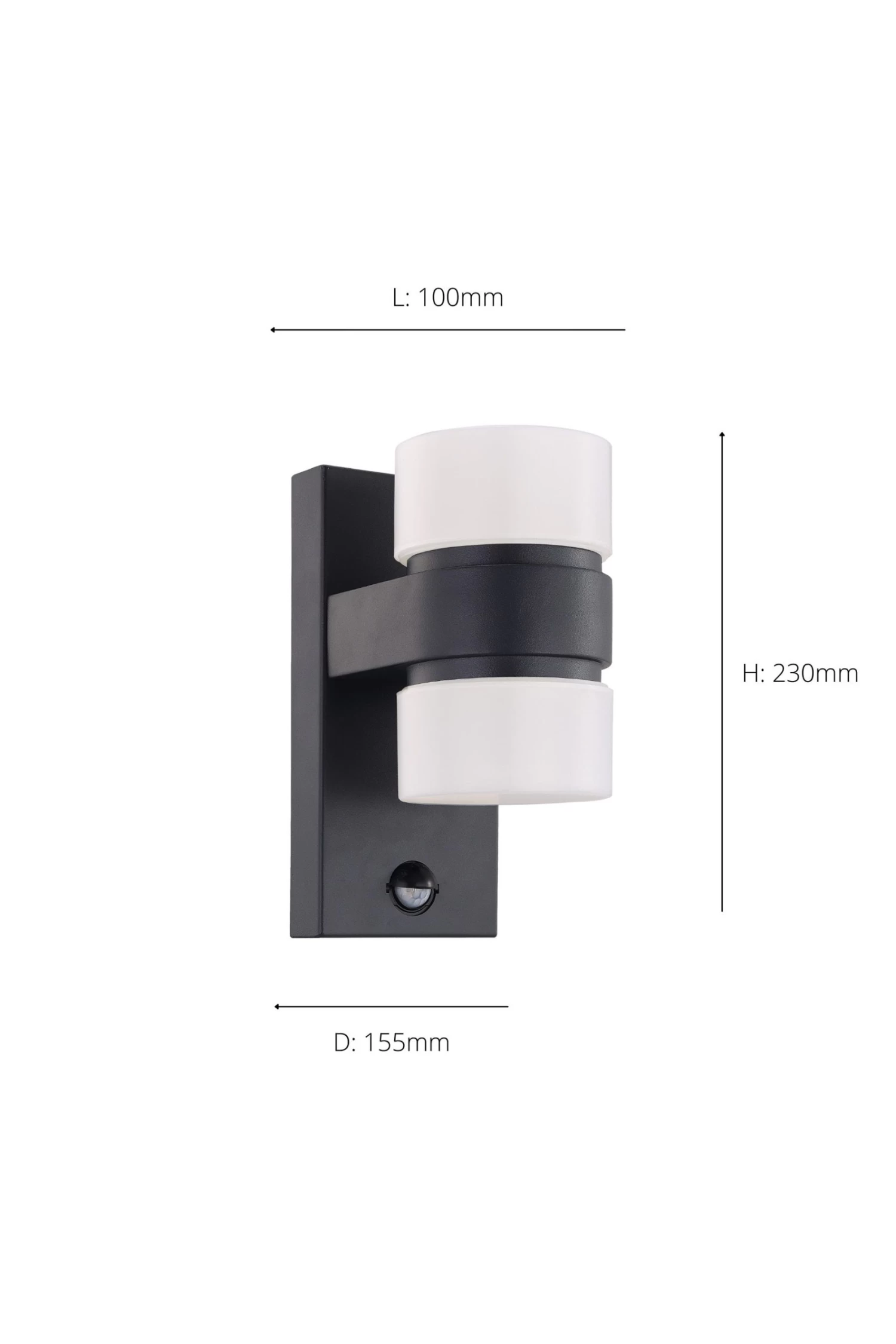 Eglo Atollari Modern Outdoor Wall Light With Sensor 6 Eglo Atollari Modern Outdoor Wall Light With Sensor - Image 4