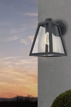 Eglo Mirandola Glass Outdoor Wall Light