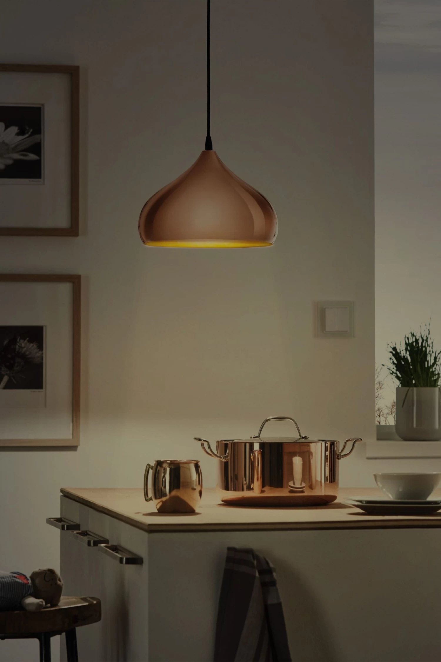 Eglo Hapton Vintage Ceiling Light Pendant 4 Eglo Hapton Vintage Ceiling Light Pendant - Image 2