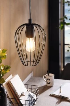 Eglo Newtown Caged Ceiling Light Pendant