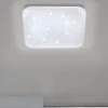 Eglo Frania-S 33cm Metal And Plastic With Crystal Effect Flush Ceiling Light 2 Eglo Frania-S 33cm Metal And Plastic With Crystal Effect Flush Ceiling Light -Eglo N40432s